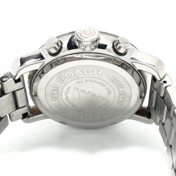 COACH(コーチ) 腕時計 - CA.04.7.14.0753 レディース クロノグラフ シルバーの画像4