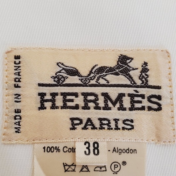 エルメス HERMES ベスト サイズ38 M - 白 レディース トップスの画像3