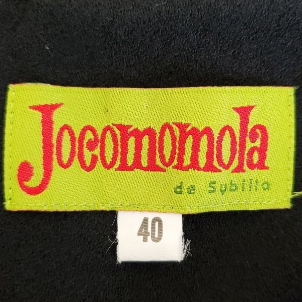 ホコモモラ JOCOMOMOLA サイズ40 XL - 黒 レディース Vネック/ノースリーブ/ロング 美品 ワンピース_画像3
