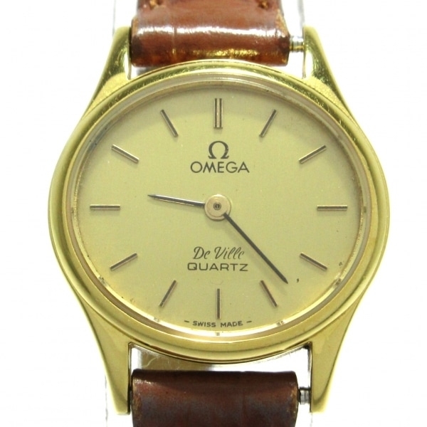 OMEGA(オメガ) 腕時計 デビル レディース ラウンド/社外ベルト ゴールド