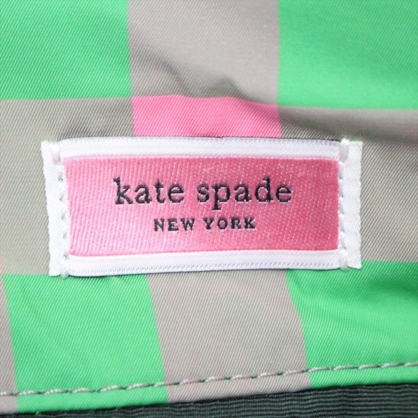 ケイトスペード Kate spade ハンドバッグ PXRUA235 - ナイロン×レザー グレーベージュ×ピンク×マルチ バッグの画像8