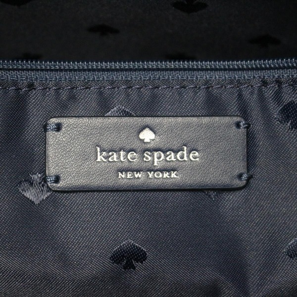 ケイトスペード Kate spade ショルダーバッグ WKR00517 - ナイロン×レザー ダークネイビー 花柄 美品 バッグ_画像8