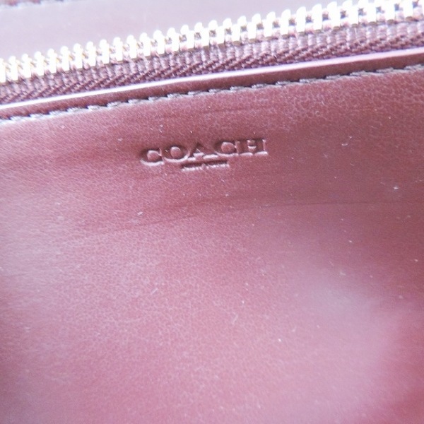 コーチ COACH 長財布 68419 - レザー ベージュ×ピンク×マルチ ラウンドファスナー/花柄 財布_画像5