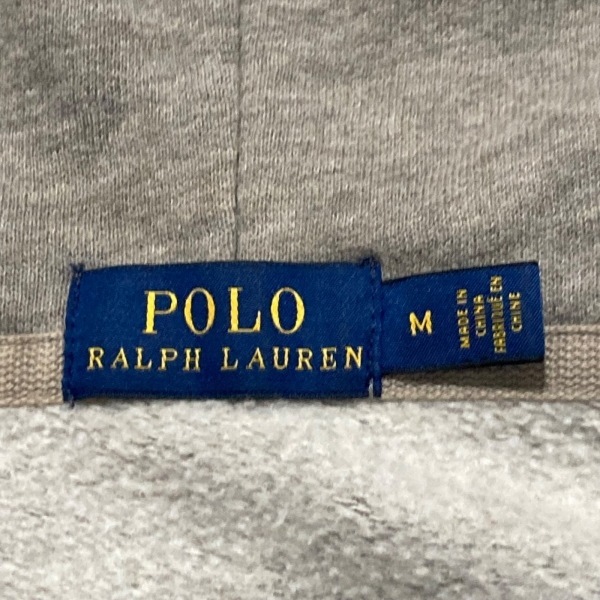 ポロラルフローレン POLObyRalphLauren パーカー サイズM - グレー レディース 長袖/ジップアップ トップス_画像3