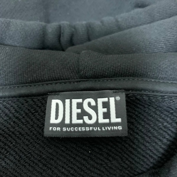 ディーゼル DIESEL パーカー サイズXS - 黒×レッド×白 レディース 長袖 トップス_画像3