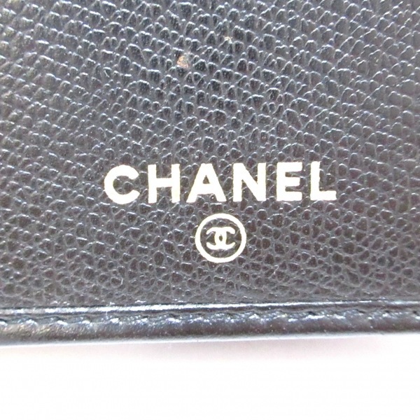 シャネル CHANEL 長財布 ココボタン レザー 黒 8番台 財布_画像5