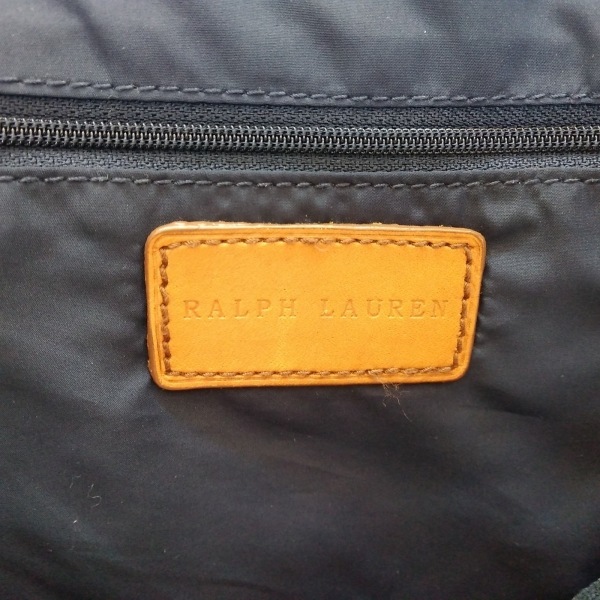 ラルフローレン RalphLauren トートバッグ ビッグポニー キャンバス ダークネイビー×レッド バッグの画像8