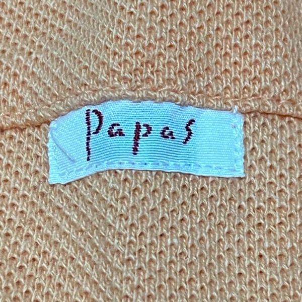 パパス Papas 長袖ポロシャツ サイズ48 XL - オレンジ メンズ トップス_画像3