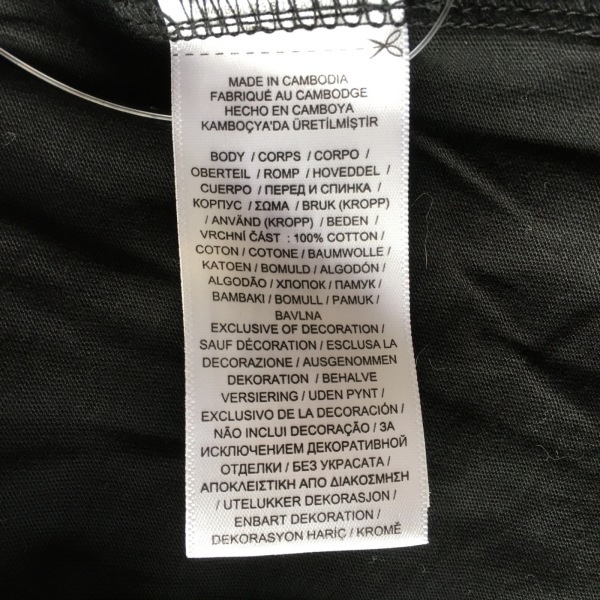 ポロラルフローレン POLObyRalphLauren 半袖Tシャツ サイズM - 黒×白 メンズ 美品 トップス_画像5