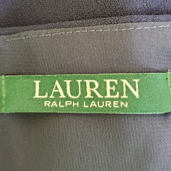 ラルフローレン RalphLauren サイズ4 S - ネイビー レディース 七分袖/ひざ丈/フリル 美品 ワンピース_画像3