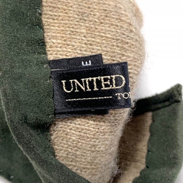 ユナイテッドアローズ UNITED ARROWS - スエード ダークグリーン メンズ 手袋_画像4