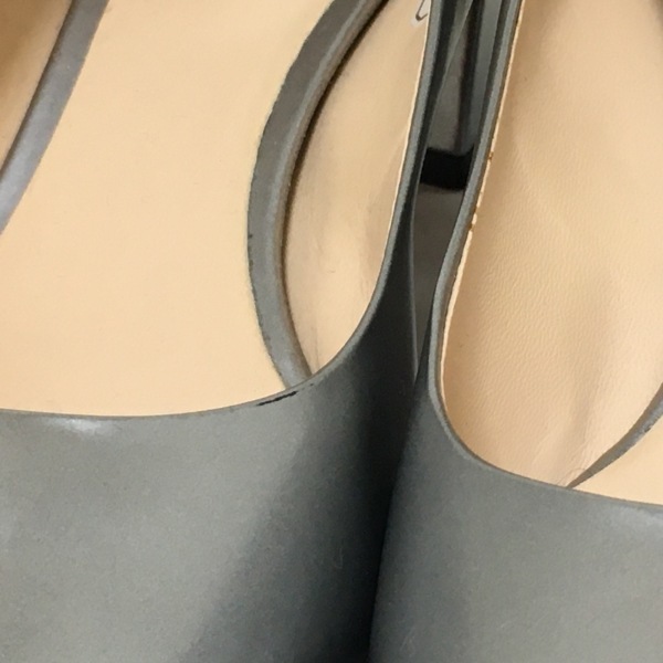 サントーニ SANTONI パンプス 36 1/2 - レザー シルバー レディース 美品 靴の画像7