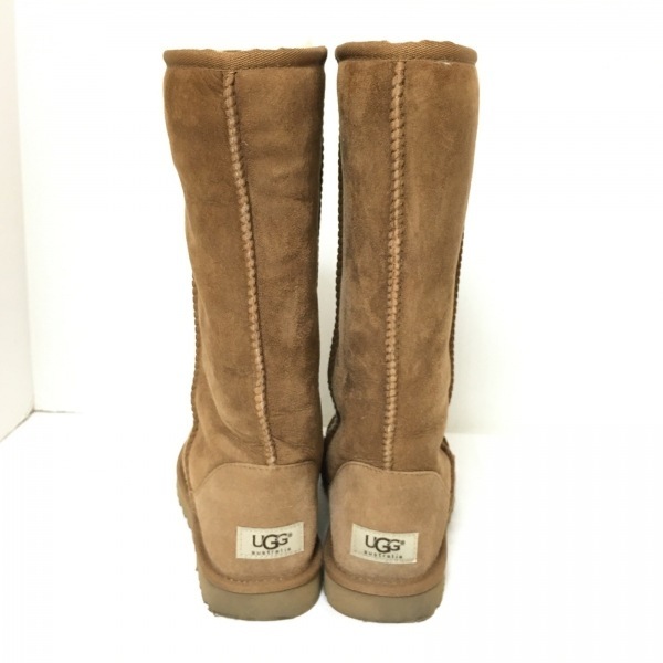 アグ UGG ブーツ 25 5815 クラシックトール ムートン ブラウン レディース 靴_画像3