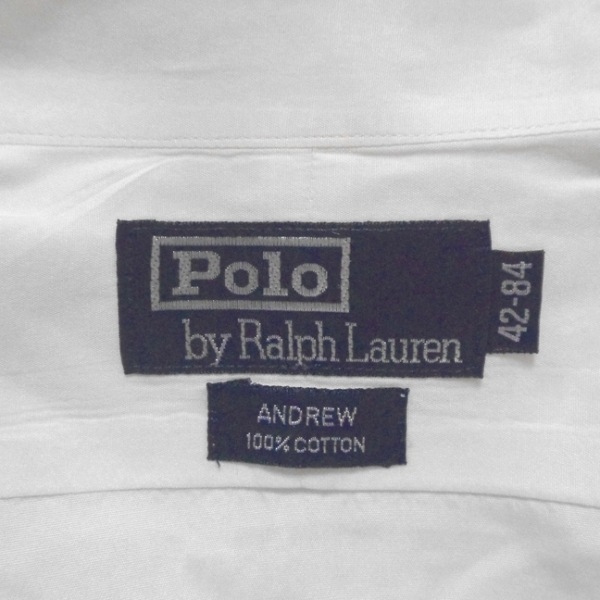 ポロラルフローレン POLObyRalphLauren 長袖シャツ サイズ42-84 - 白 メンズ トップス_画像3