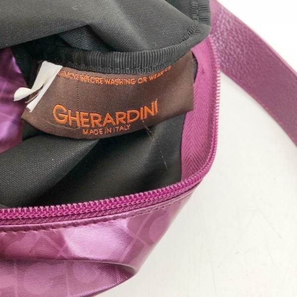 ゲラルディーニ GHERARDINI ショルダーバッグ - PVC(塩化ビニール)×レザー ピンク バッグ_画像8