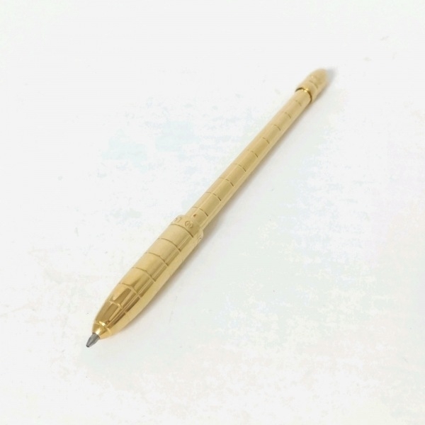 ルイヴィトン LOUIS VUITTON ボールペン N75003 スティロアジェンダGM 真鍮（ゴールド仕上げ） オール インクなし 確認出来ず ペン