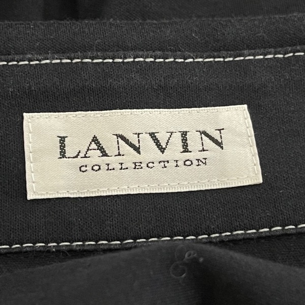 ランバンコレクション LANVIN COLLECTION 半袖ポロシャツ サイズM - 黒×白 メンズ ボーダー トップス_画像3