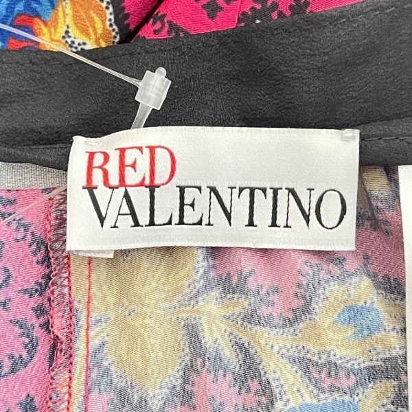 レッドバレンチノ RED VALENTINO ロングスカート サイズ38 M - ボルドー×黒×マルチ レディース 総柄 ボトムス_画像3