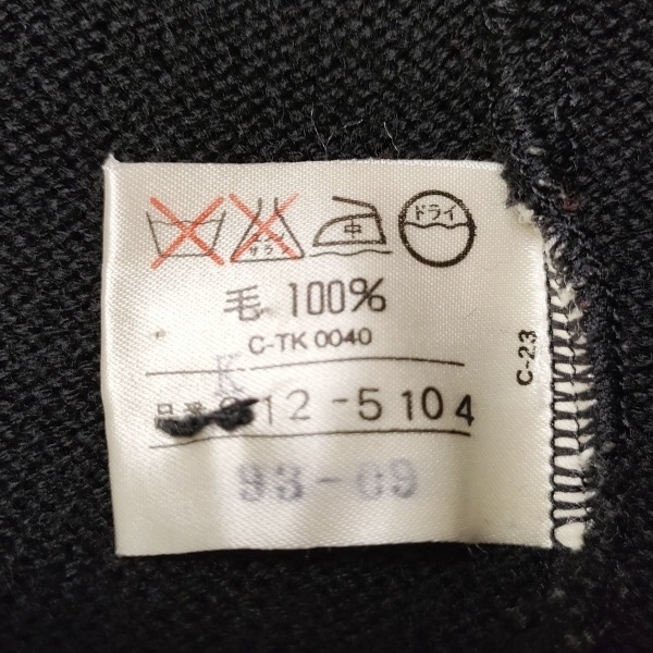 ダックス DAKS 長袖セーター/ニット サイズ2L - 黒 メンズ トップス_画像4