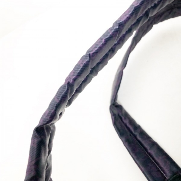  Anna Sui ANNA SUI rucksack / backpack - nylon dark navy × purple peiz Lee pattern bag 