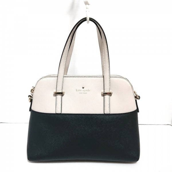 ケイトスペード Kate spade ハンドバッグ PXRU4471 シダーストリート レザー アイボリー×黒 バッグ_画像1