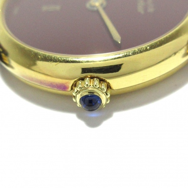 Cartier(カルティエ) 腕時計 マストヴァンドーム ヴェルメイユ レディース 925/リザードベルト ボルドー_画像8