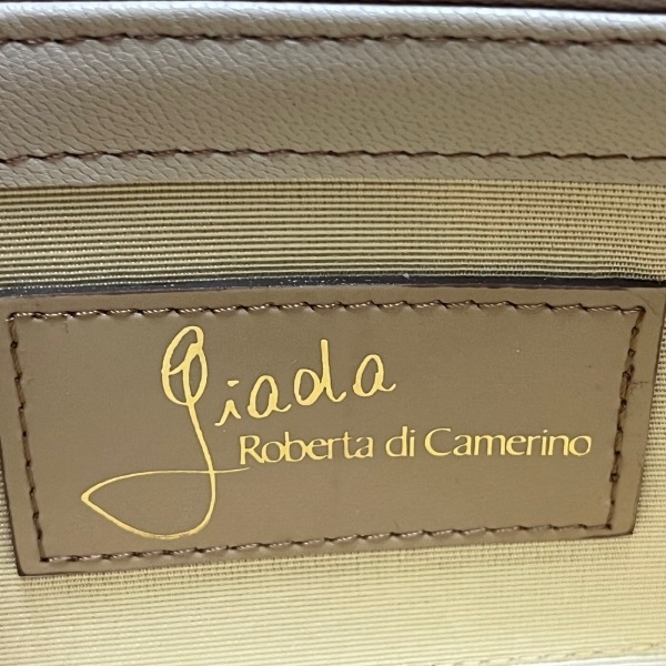 ジャーダロベルタディカメリーノ Giada Roberta di Camerino 長財布 362-R20302 ピエラ エナメル（レザー） ベージュ 新品同様 財布_画像5