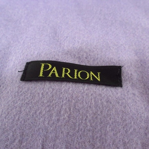 パリオン PARION - ウール×カシミヤ ライトパープル 美品 マフラー_画像2