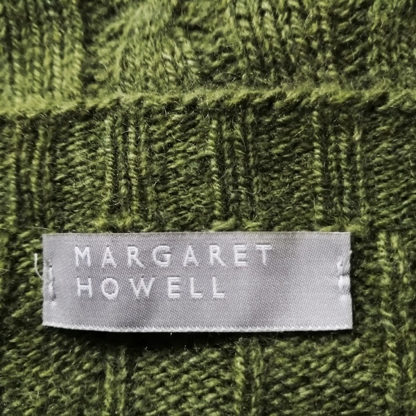 マーガレットハウエル MargaretHowell 長袖セーター/ニット サイズ2 M - グリーン レディース クルーネック トップス_画像3