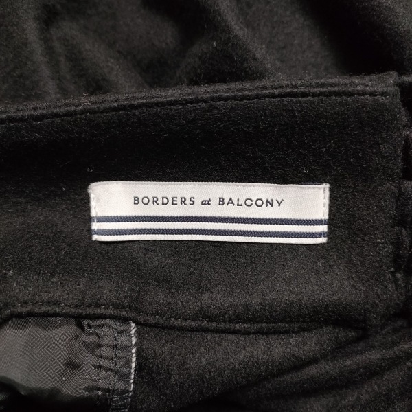 ボーダーズアットバルコニー BORDERS at BALCONY パンツ サイズ36 S - 黒×白 レディース フルレングス/ボーダー ボトムス_画像3