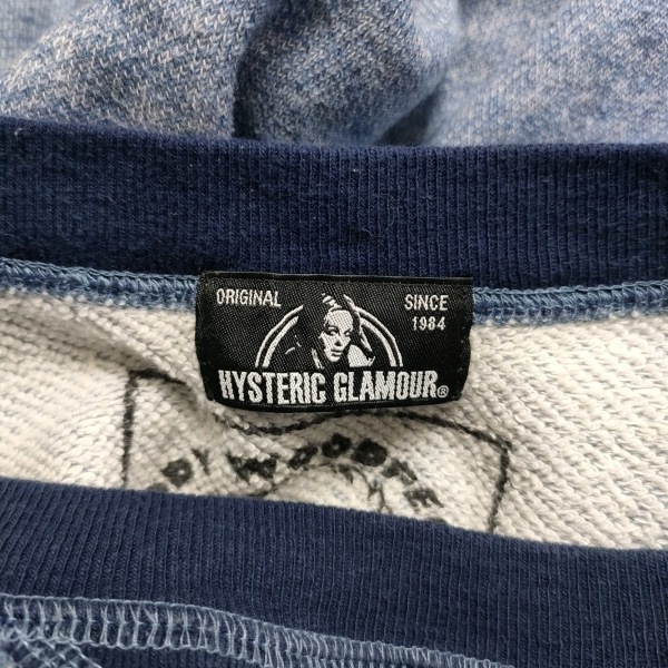 ヒステリックグラマー HYSTERIC GLAMOUR トレーナー サイズF - ブルー×レッド×マルチ レディース 長袖/ウッディウッドペッカー トップス_画像3