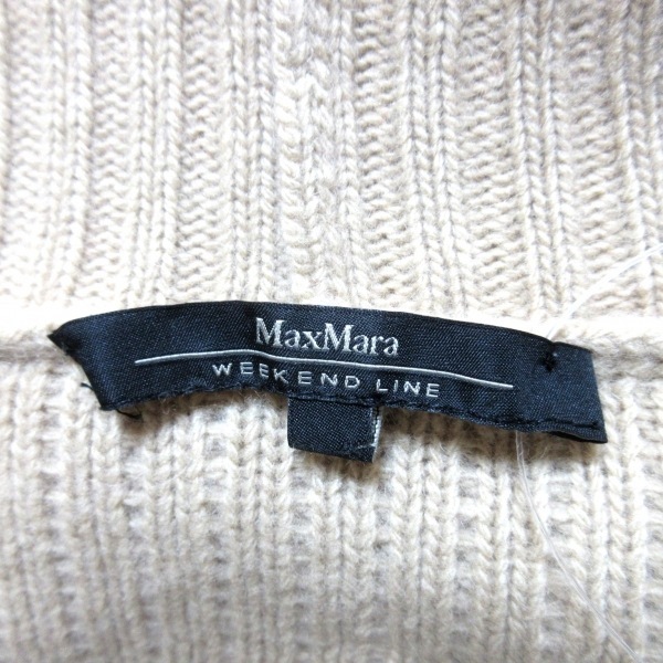  Max Mara we k end Max MaraWEEKEND свитер с длинным рукавом / вязаный размер M - бежевый женский ta-toru шея tops 
