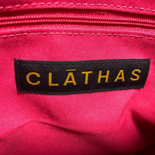 クレイサス CLATHAS ハンドバッグ - ナイロン 黒×ピンク キルティング バッグ_画像8