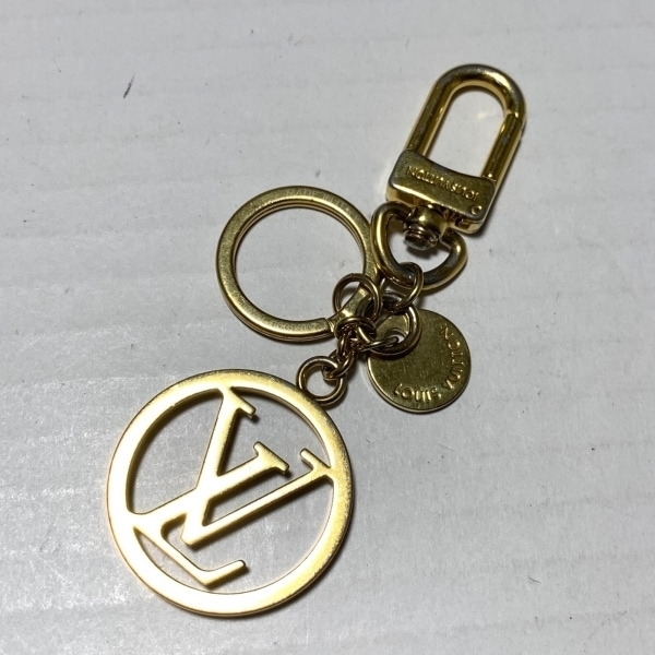  Louis Vuitton LOUIS VUITTON key holder ( charm ) M68000 bag charm LV Circle metal material Gold AK0291 key holder 