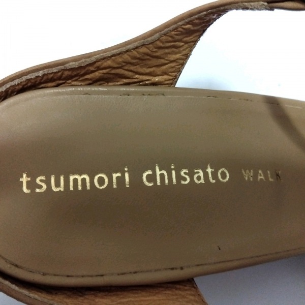 ツモリチサト TSUMORI CHISATO サンダル S - レザー ベージュ レディース リボン/WALK 靴_画像5