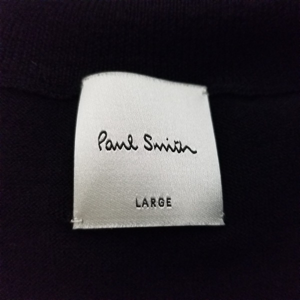 ポールスミス PaulSmith 長袖セーター/ニット サイズL - 黒 メンズ ハイネック/ジップアップ トップス_画像3