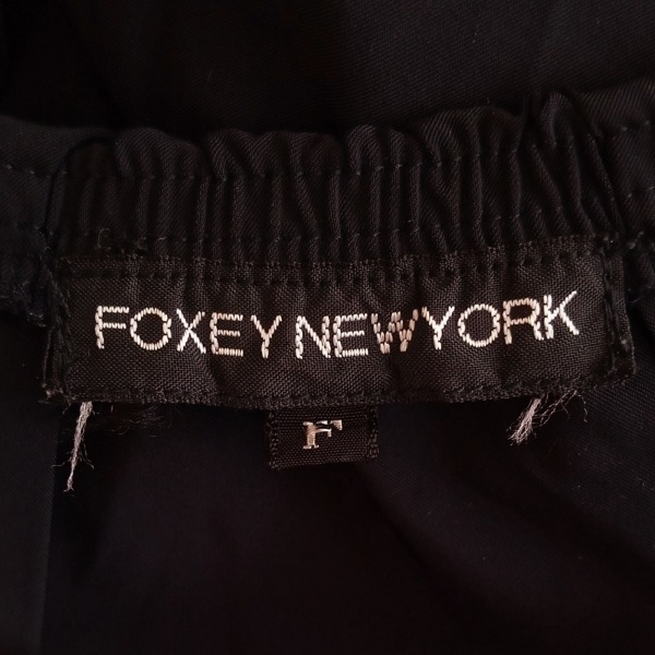 フォクシーニューヨーク FOXEY NEW YORK スカート サイズF - 黒 レディース ひざ丈 美品 ボトムス_画像3