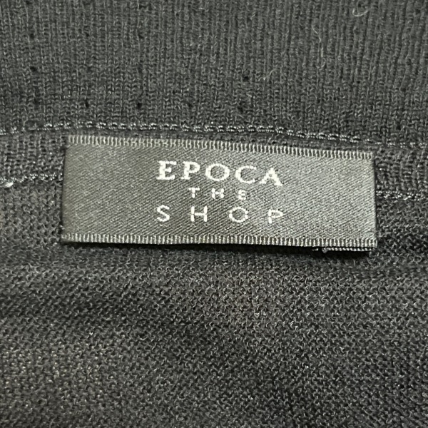 エポカザショップ EPOCA THE SHOP ボレロ サイズ38 M - 黒 レディース 長袖/レース/ラメ トップス_画像3