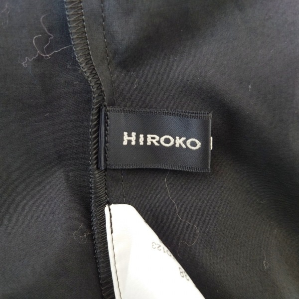 ヒロココシノ HIROKO KOSHINO サイズ38 M - 黒 レディース 長袖/春/秋 コート_画像3