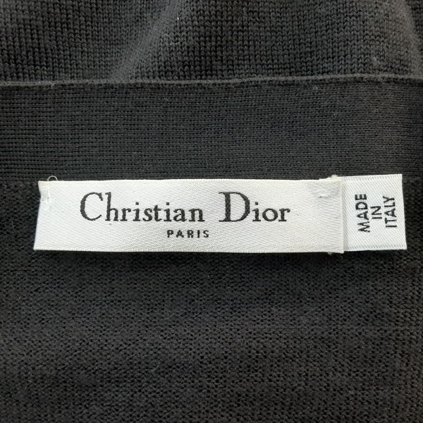  Dior / Christian Dior DIOR/ChristianDior кардиган размер I42 M - чёрный женский длинный рукав прекрасный товар tops 
