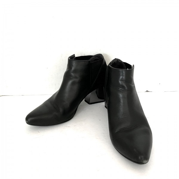  united nude UNITEDNUDE bootie 37 - leather × is lako black lady's side-gore shoes 