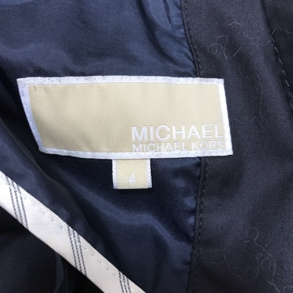  Michael Kors MICHAEL KORS размер 4 S - темный темно-синий женский длинный рукав / весна / осень пальто 
