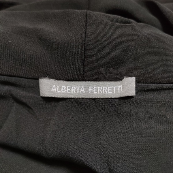 アルベルタ・フェレッティ ALBERTA FERRETTI サイズUSA　6 - 黒 レディース ノースリーブ/ひざ丈 ワンピース_画像3