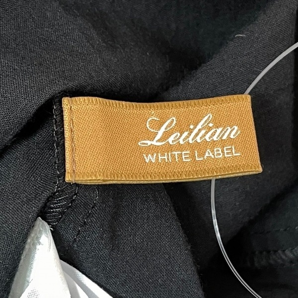 レリアン Leilian チュニック サイズ13+ S - 黒 レディース 半袖/WHITE LABEL/プリーツ/レース 美品 ワンピース_画像3