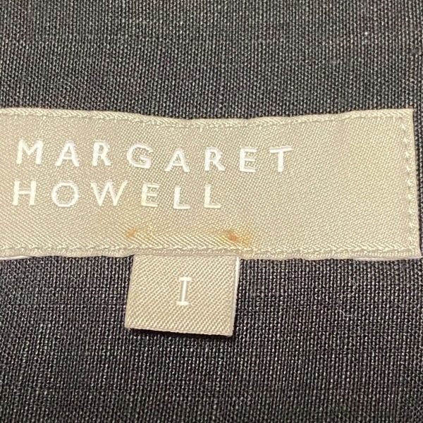 マーガレットハウエル MargaretHowell サイズ1 S - 黒 レディース レギュラーカラー/半袖/ロング/シャツワンピ ワンピース_画像3