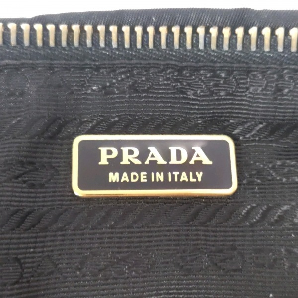  Prada PRADA list let 1N1422 - nylon black ribbon pouch 