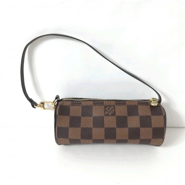 ルイヴィトン LOUIS VUITTON - ダミエ・キャンバス エベヌ パピヨン付属ポーチ 確認出来ず 美品 ポーチ ダミエ_画像2