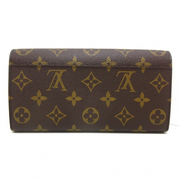 ルイヴィトン LOUIS VUITTON 長財布 M60531 ポルトフォイユサラ モノグラム・キャンバス マロン RFID確認済み 美品 財布 モノグラム_画像2