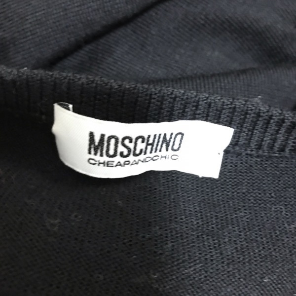 モスキーノ チープ&シック MOSCHINO CHEAP&CHIC カーディガン - 黒 レディース トップス_画像3