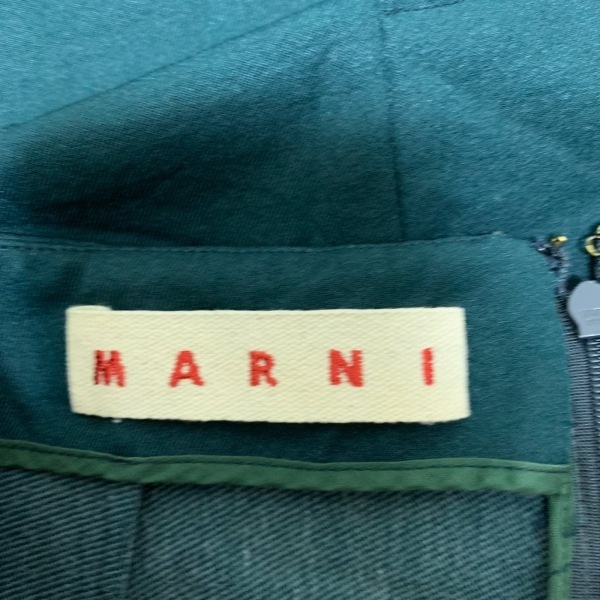 マルニ MARNI ロングスカート サイズ42 M - ブルーグリーン レディース ボトムス_画像3